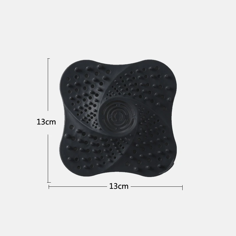Вентилятор-shape форме, благодаря чему создается ощущение невесомости с силиконовой подошвой дренажный Слив для кухонной раковины отходов Подключите волос фильтр