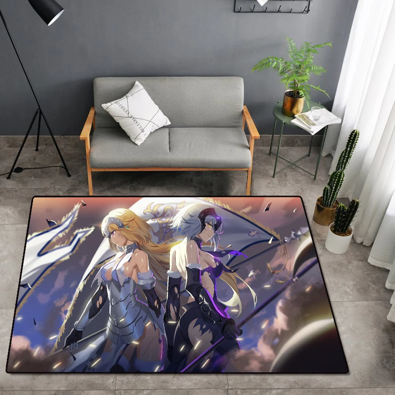 Style 19 Аниме Fate Grand Order, ночной Коврик для двери, ковер, напольный коврик для спальни, нескользящий коврик, мультяшный подарок - Цвет: Style 19