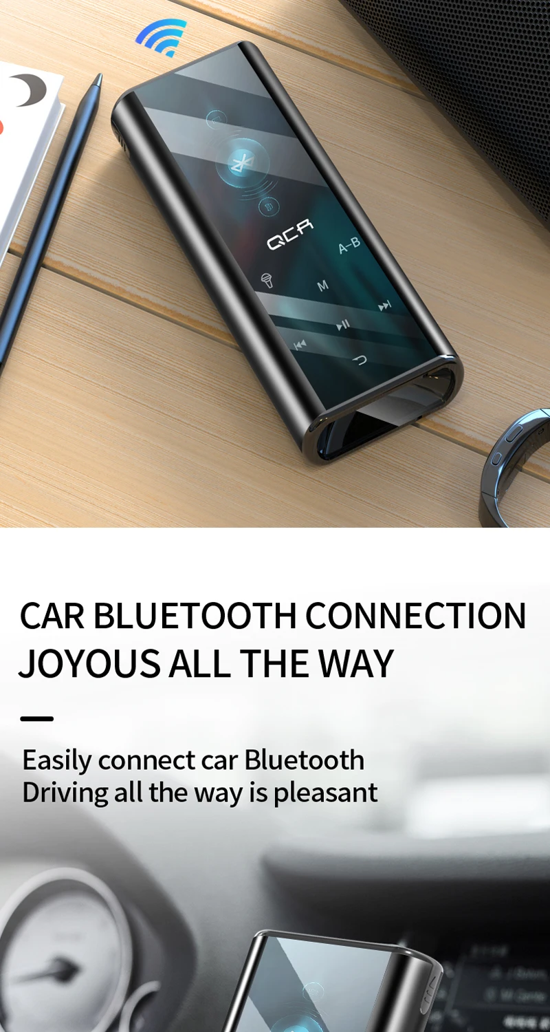 Q1 Многофункциональный TWS беспроводной Bluetooth 5,0 наушники сенсорные наушники MP3 плеер фонари с 6000 мАч Внешний аккумулятор для телефона