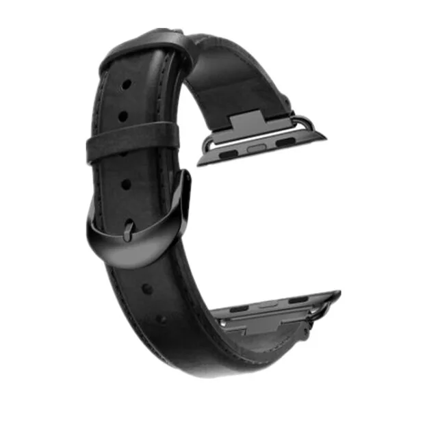 Ремешок из натуральной кожи для Apple Watch серии 5 4 3 2 Стразы браслет с бриллиантами для iWatch ремешок 38 мм 40 мм 42 мм 44 мм ремни