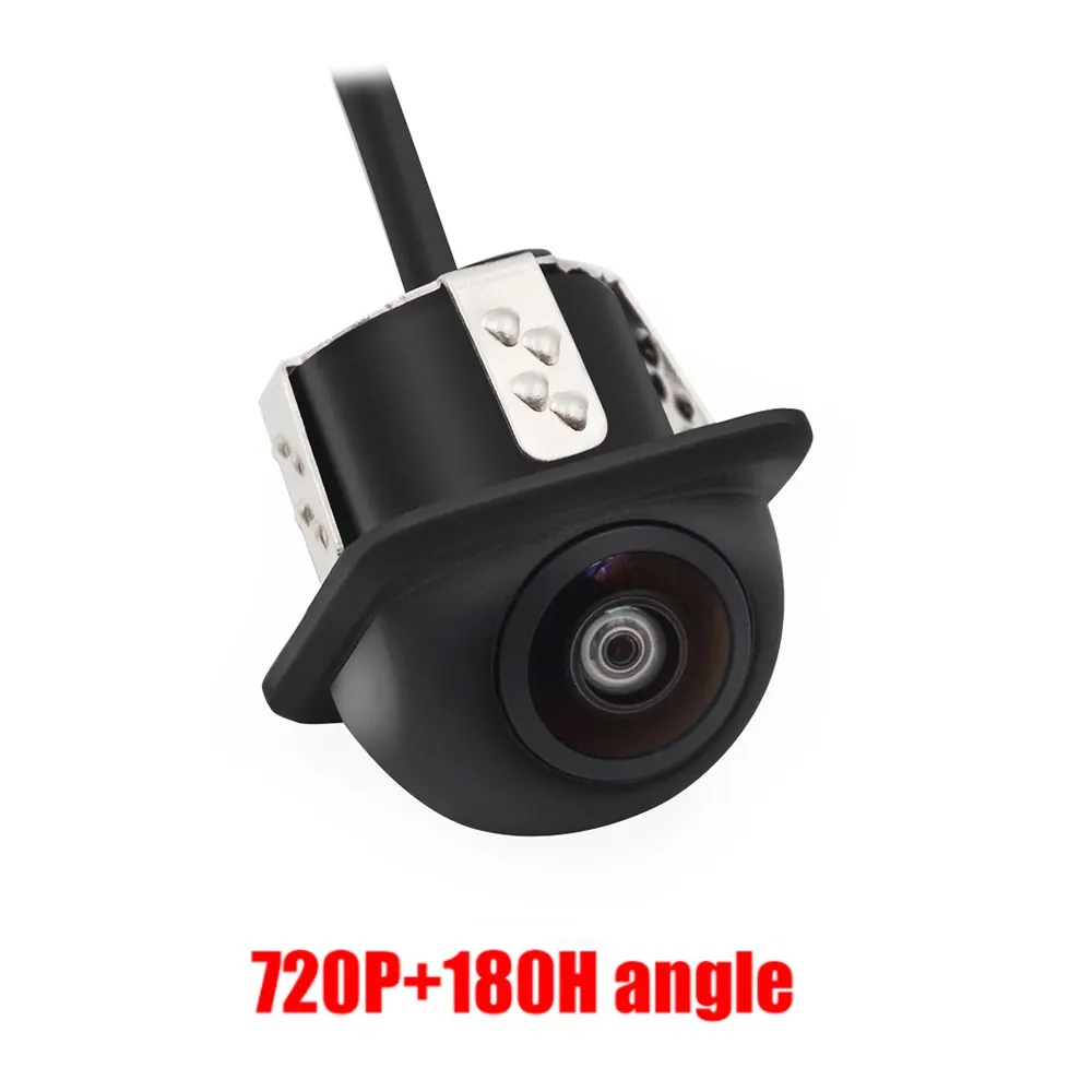 Carsanbo Автомобильная камера заднего вида с переключателем 720P HD IP68 Водонепроницаемая 180H широкоугольная камера ночного видения Автомобильная камера заднего вида - Название цвета: Camera