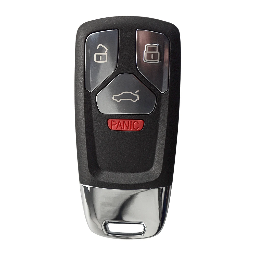 OkeyTech 3 3+ 1 Смарт-карта с кнопками дистанционный ключ для автомобиля в виде ракушки для Audi TT A4 A5 S4 S5 Q7 SQ7 запасной чехол Чехол аксессуары