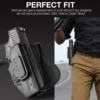 Holster Fit Sig P365/P365 SAS (Not suitable P365 X/XL/Macro),Right hand,Outside Waistband Carry Belt Plastic Polymer Holder Case 5