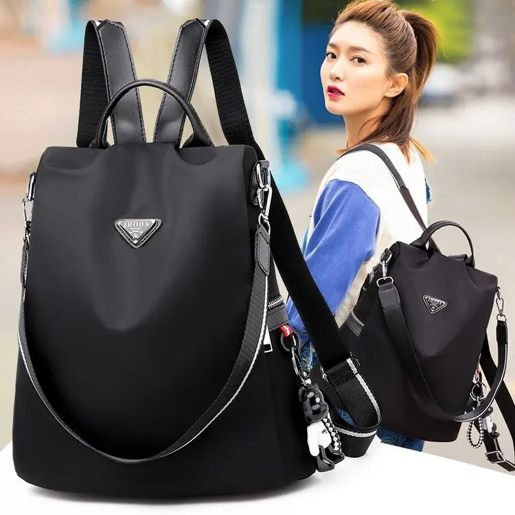 

Spring And Summer New Style Oxford Cloth Anti-Theft Multi-functional Dual Purpose Violence Bear Pendant Backpack Manufacturers W