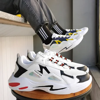 

2020 Spring New Men's Casual Shoes Comfortable Outdoor Trend Men Sneakers Rubber Hard-Wearing Adult Walking Shoes Zapatos Hombre