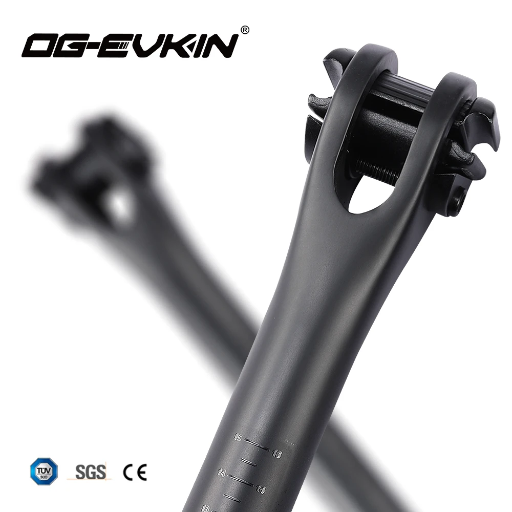 

OG SP-008/SP-009 EPS Carbon Seatpost For MTB Or Road Bicycle Seatpost 27.2/31.6mm Seat Tube 400MM Canote Carbono Bicycle Parts
