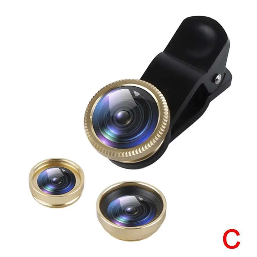 mobile lens 18x25 3-in-1 Wide Angle Macro Fisheye Lens Camera Kits Mobile For Phone with Eye Cell Phone Fish All Clip 0.67x Phones Lenses sony lens for mobile Lenses