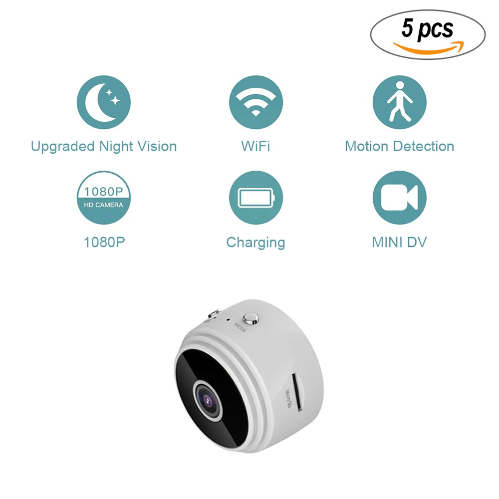 Мини IP камера беспроводная мини WiFi HD 1080P Домашняя безопасность ночное видение