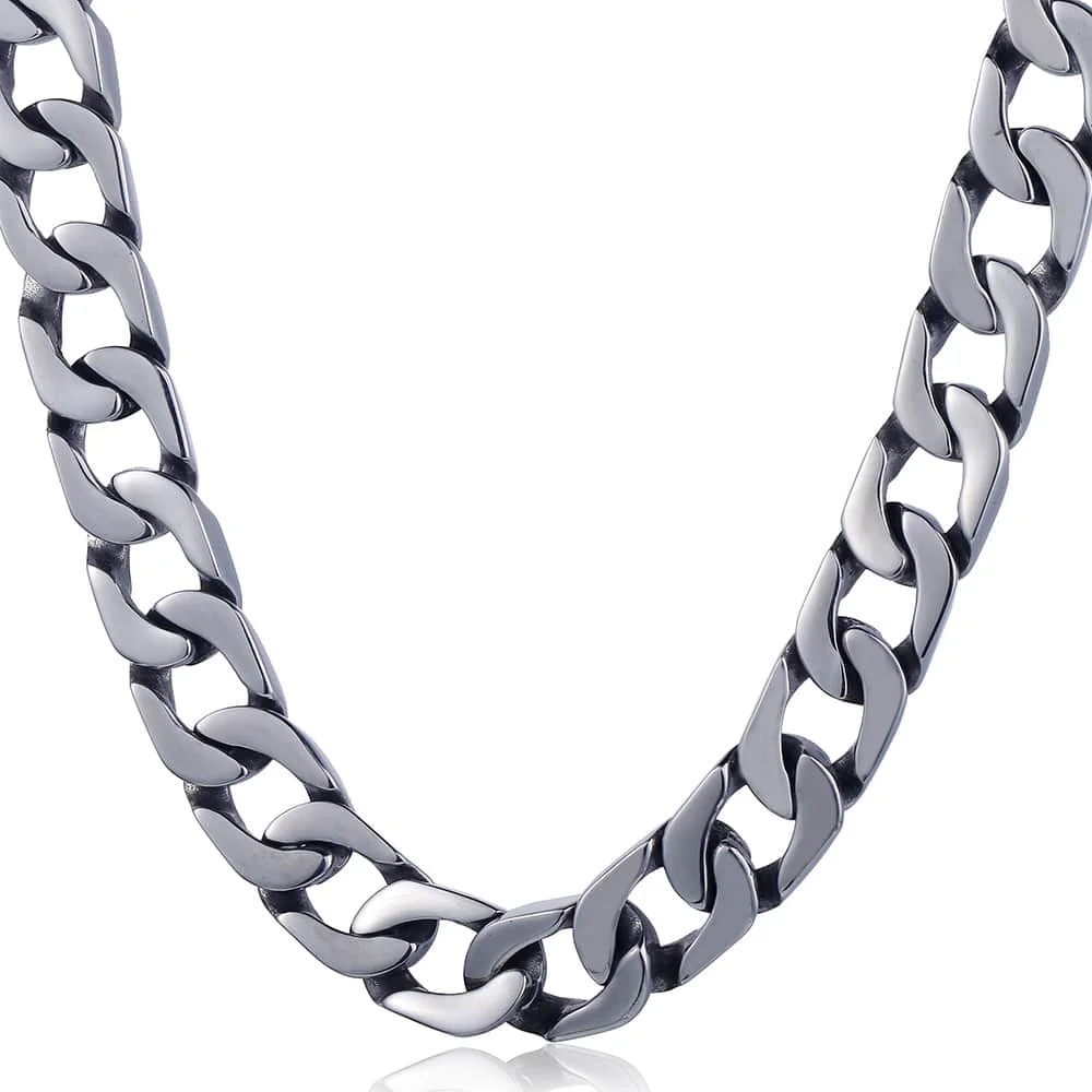 Цепочка Из Нержавеющей Стали 316L для мужчин и мальчиков Ширина 13 мм|necklace japan|necklace