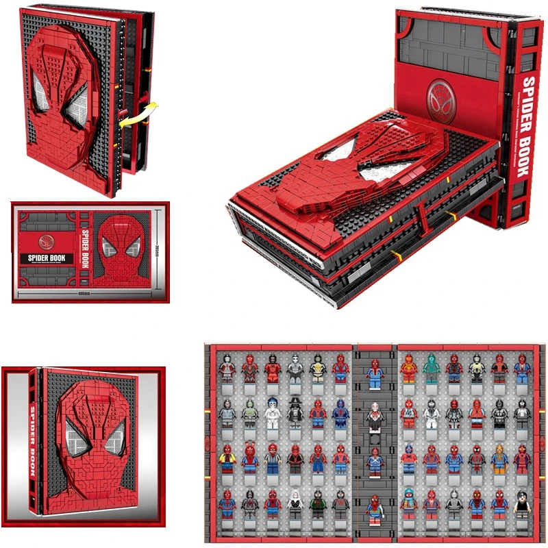 

Marvel Avenger Spiderman Collections Book Building Blocks Education Toys SY1461 Compatible With Legoinglys Gifts for Children