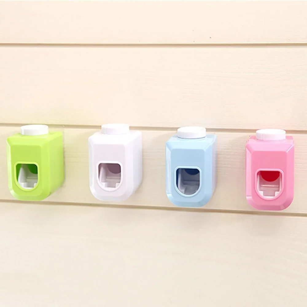 Hands Free Automatic Toothpaste Dispenser Toothpaste Squeezer Out Wall Mount Bathroom Accessories Useful