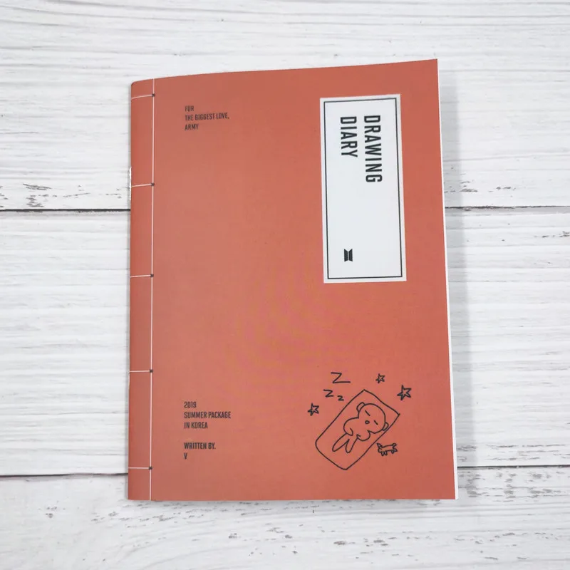 BANGTAN BOYS diary летняя фотография домашний однодневник альбом книга - Цвет: 2
