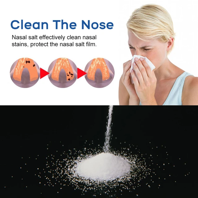 Lavage Nasal au sel, mélange de rinçage, soulagement de la rhinite  allergique, protecteur de la cavité nasale, Irrigation pour adultes et  enfants de 2.7g et 300ml - AliExpress