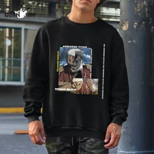

Attack on Titan Anime Sweatshirt 2021 Mens Fleece Warm Pullover Hoody New Autumn Long Sleeve Hip Hop Armored Titan Streetwear