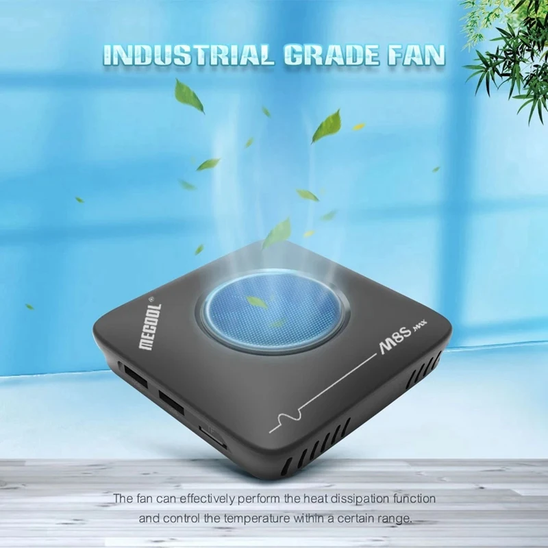 OPQ-Mecool M8S Max Smart Android 7.1 Tv Box Amlogic S912 Uhd 4K Media Player Octa-Core 64 Bit 3Gb / 32Gb Vp9 H.265 Hdr10 2.4G &