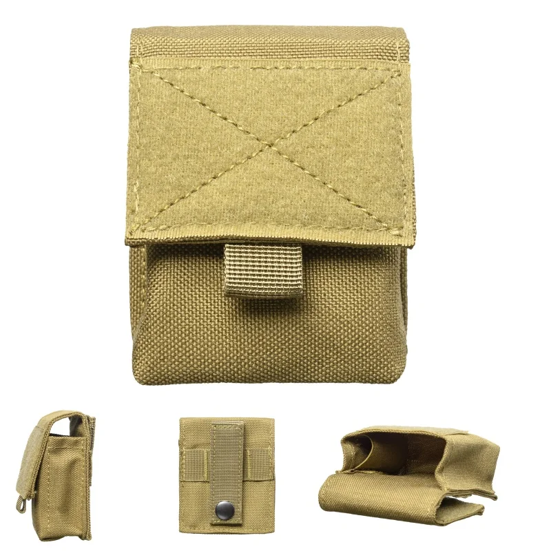 

2018 New Military Molle Pouch Tactical Single Pistol Magazine Pouch Knife Flashlight Sheath Airsoft Hunting Ammo Camo Bags