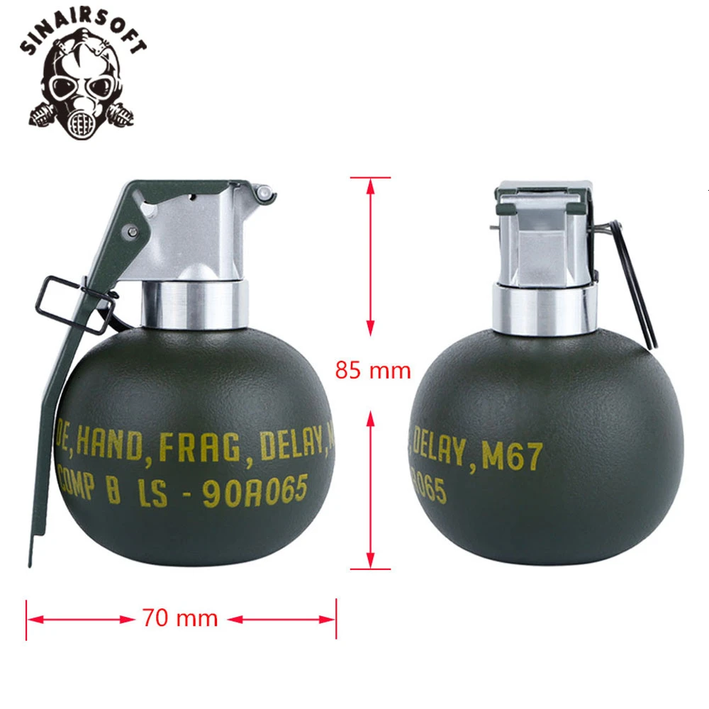 Airsoft M67 Осколочная Граната модель манекена Молле система BB чехол пластиковый