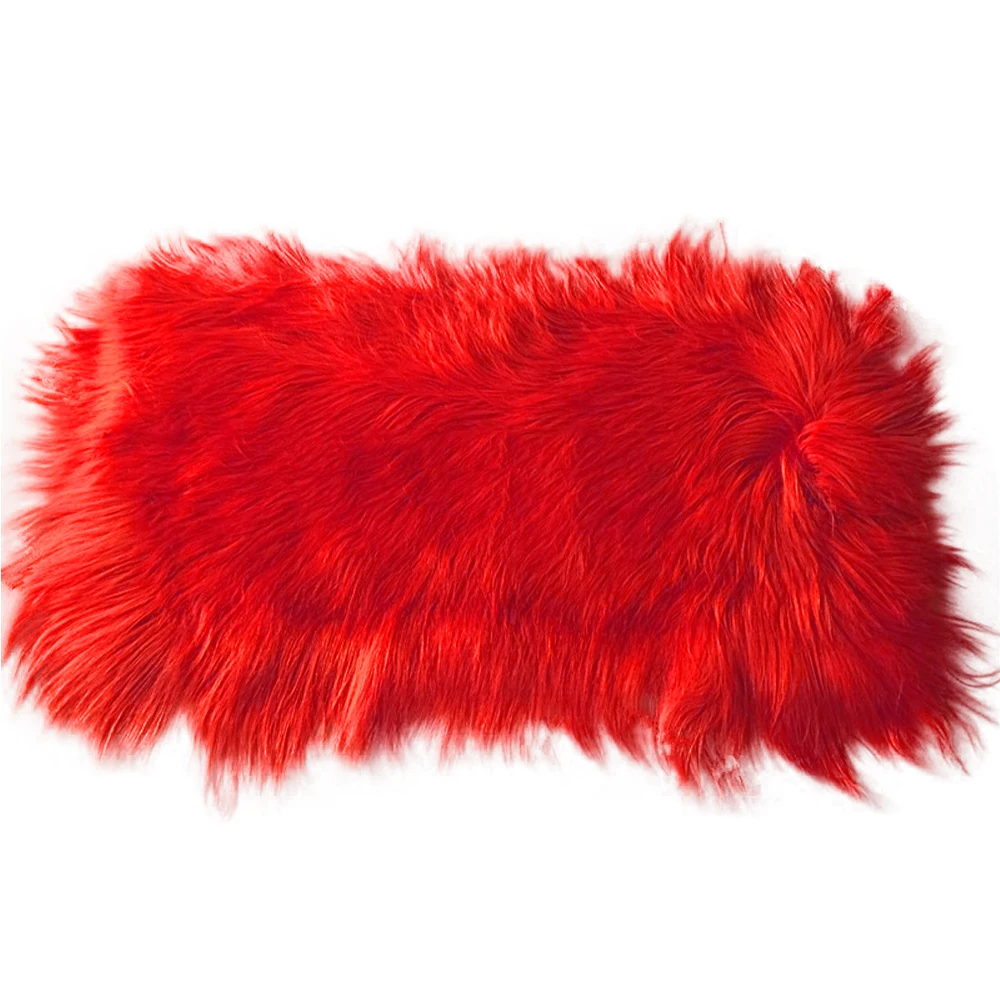 High quality Long hair goat fur rug Kidassia real goat fur plate for  garments - AliExpress