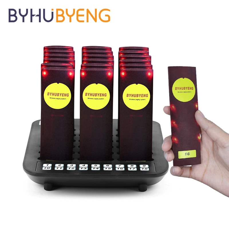 BYHUBYENG Обслуживание кофе рестораны оборудование пейджер официанта заказ