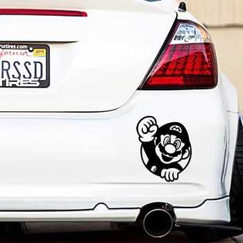 

New Design Super Mario Car Sticker Vinyl Car Styling Decal Sticker Art Design Pattern Car Accessories For Windshield Waterproof
