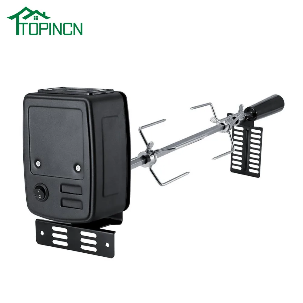 VBENLEM Electric 46'' BBQ Rotisserie Grill Kit 90 To 125LB Pig Spit Rotisserie Grill,45W Motor Universal Stainless Steel Rotisserie Grill Kit,BBQ Grill Kit Heavy Duty For Pig Rotisserie Hog Lamb