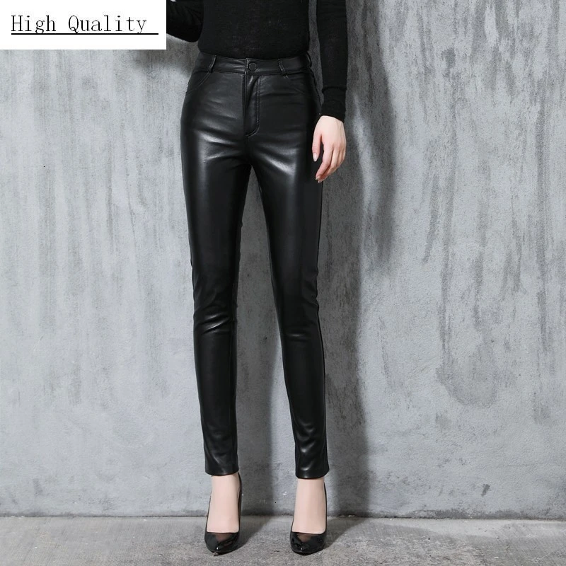 genuine leather pants