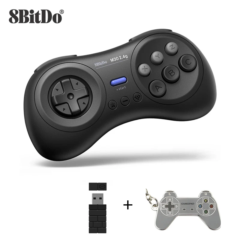 Беспроводной геймпад 8bitdo M30 2 4G для Sega Genesis Mini и Mega Drive или Nintendo Switch|Геймпады| |