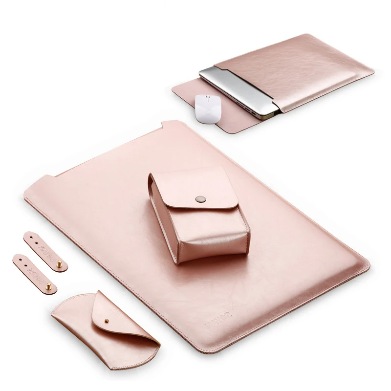 13 3 15 6 14 дюймов Чехол из искусственной кожи для Macbook A1708 A1342 A1278 McBook Bag Apple Pro Air 2019 2020 11