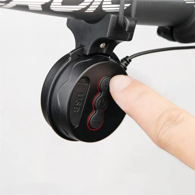 Best Upgraded USB Charging Electronic Bike Bell Waterproof 50-100dB Adjustable 4 Modes Low Noise Bike Alarm Bicycle Accessories 3