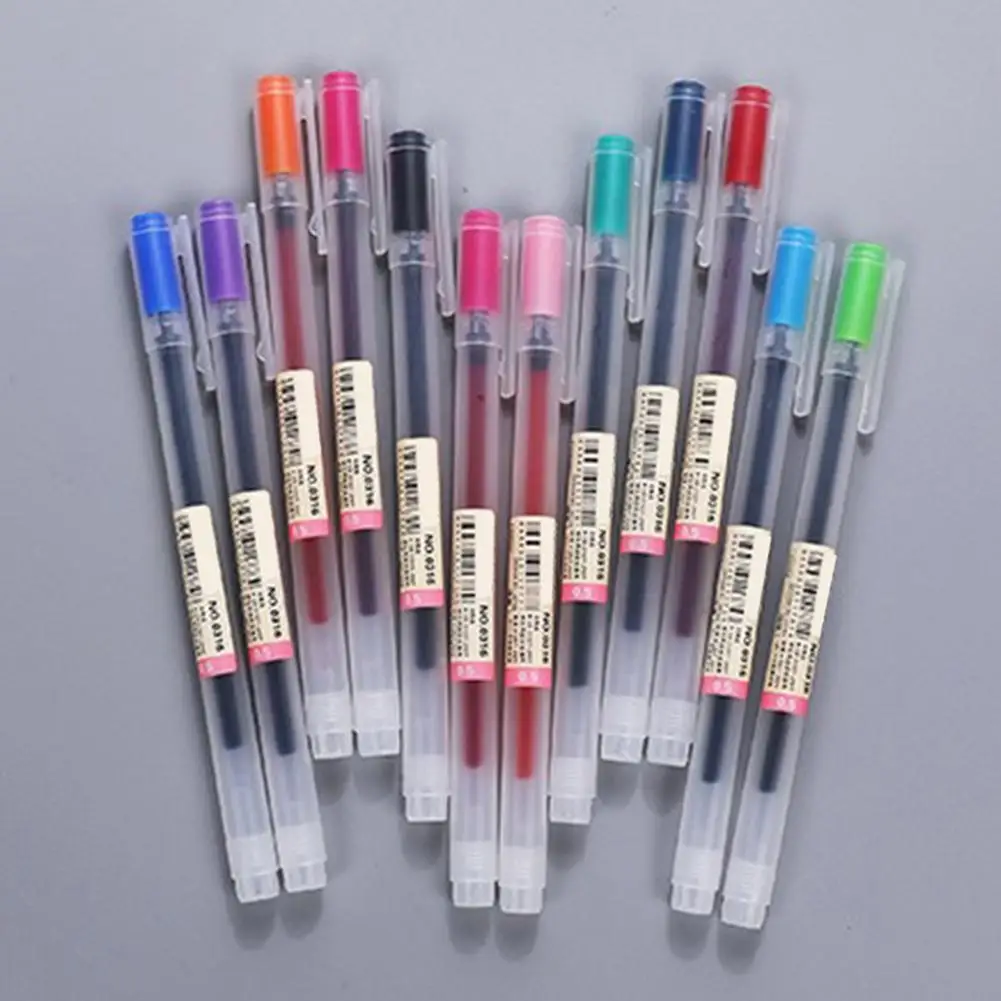 

Creative Korea Style Stationery Beautiful Colorful Rainbow Gel Pens Fashion Office School Supplies Writing Pens Painting Pens