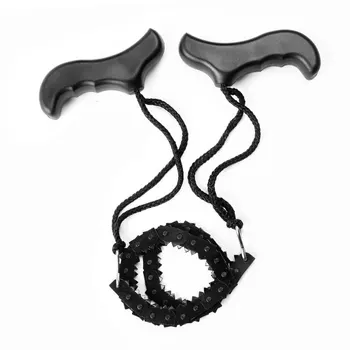 

52cm Outdoor Survival Pocket Chain Saw Hand Chainsaw Emergency Survival Hand Tool for Camping Hiking with Plastic Handle