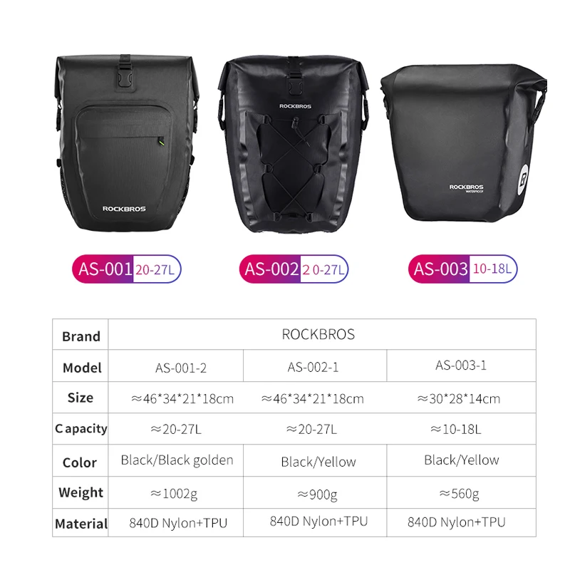 Sale ROCKBROS Bicycle Bags Full Waterproof Foldable Reclctive Large Capacity MTB Bike Bags 18L 27LPanniers Luggage Bike Accessories 1 Sale ROCKBROS Bicycle Bags Full Waterproof Foldable Reclctive Large Capacity MTB Bike Bags 18L 27LPanniers Luggage Bike Accessories 1