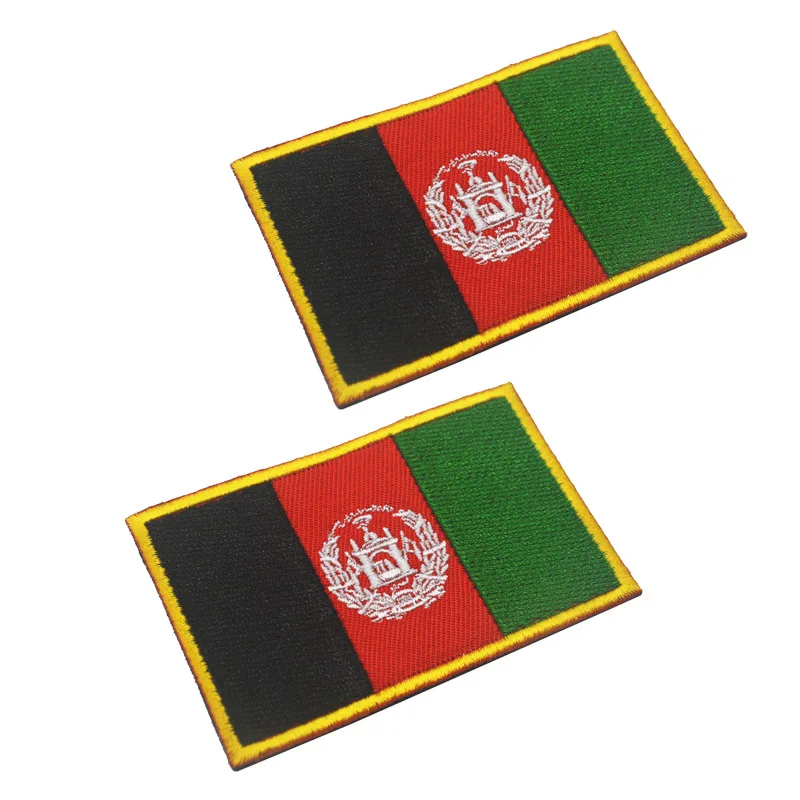

Middle East countries Afghanistan flag Velcro chapter embroidered cloth sticker currently available