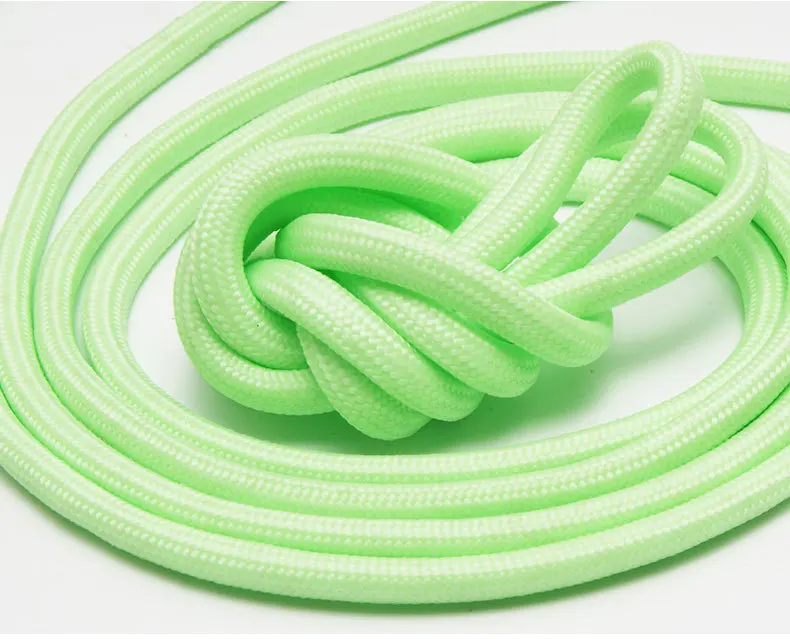 1 Paar leuchtende Schnürsenkel fluor zierende Schnürsenkel Kinder Erwachsene Turnschuhe Stiefel runde Schnürsenkel Schuhe Zubehör 80/120/140/160/180cm – Detail 4