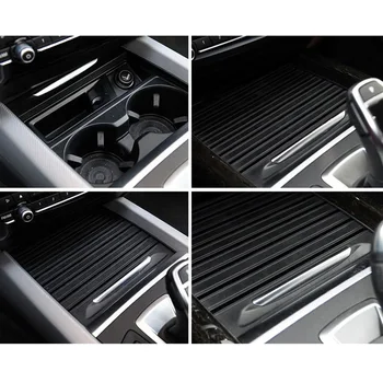 

Sliding Cup Holder Cover Roller For BMW X5F15 X6F16 Black Replacement Parts Car