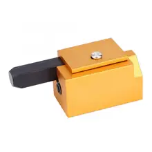 Алюминиевый сплав Квадратные встроенные петли дверной замок паз угол стамеска для работы с деревом инструмент Деревообработка