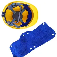 1 шт. летняя Beat The Heat Blue Snap-on Твердый головной убор sweatband пояс для пота для безопасного шлема внутренний d90621