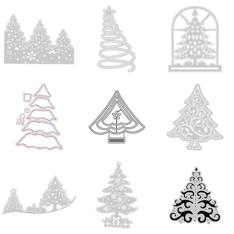 Stencil Mold Metal Cutting Dies Scrapbooking Paper Card Christmas Embossing
