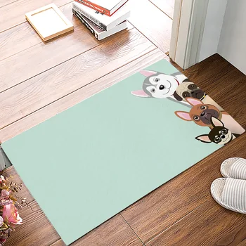 

Kitchen Mat Cute Animal Puppy Non-slip Door Mats Outdoor/indoor Home Living Room Bathroom Decorations Doormat