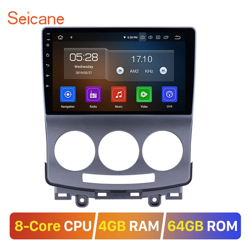 Seicane 9 &quotIPS экран Android 10 0 8 ядерный DSP автомобильный стерео блок мультимедийный GPS