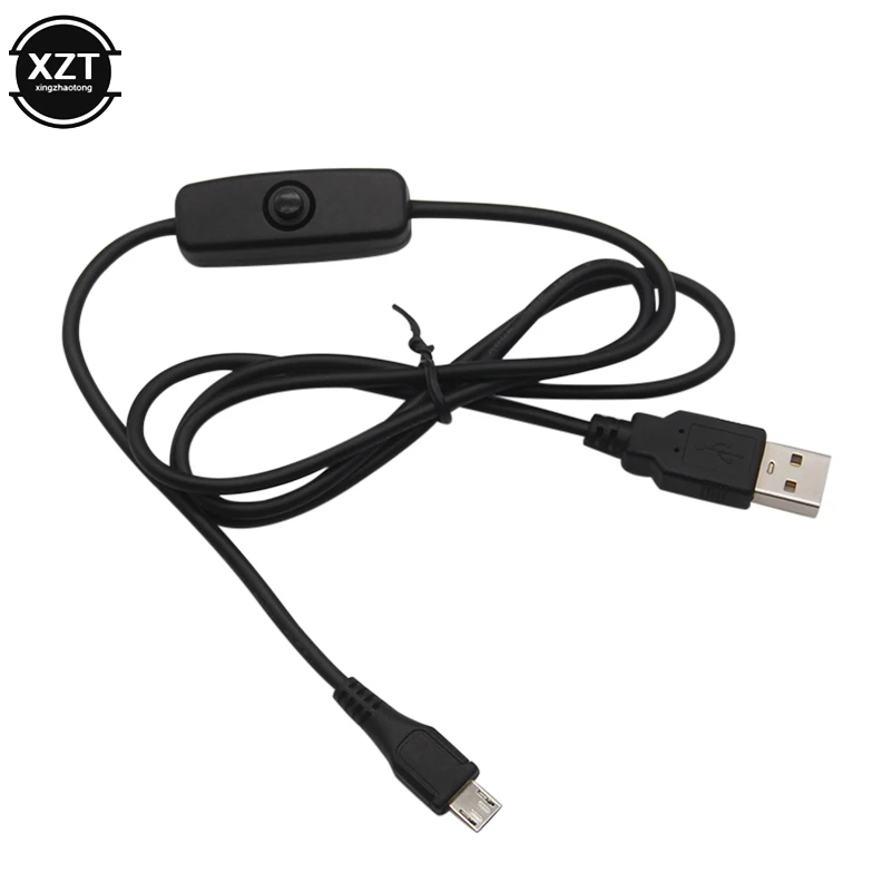 USB к type c micro USB кабель для Raspberry Pi 3 4 B Зарядка для источника питания кабель с переключателем включения/выключения для телефона ноутбука 5V 3A/2.5A