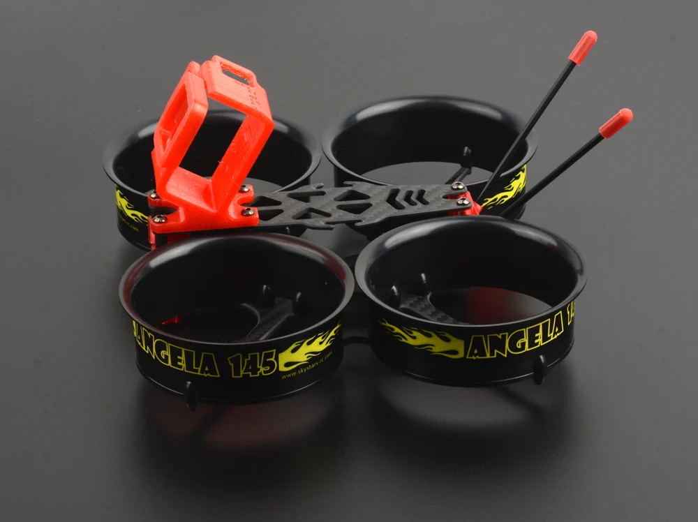 Montagem para rc Kit com Gopro Skystars Angela Polegadas Fpv Whoop Quadro 7 Tpu Drone Corrida Multi-rotor 145 3 9 quadro kit com gopro 7 tpu montagem