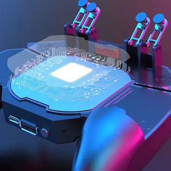 

Mobile Phone Cooling Fan Radiator 6 Finger Trigger Cellphone Game Controller B85A