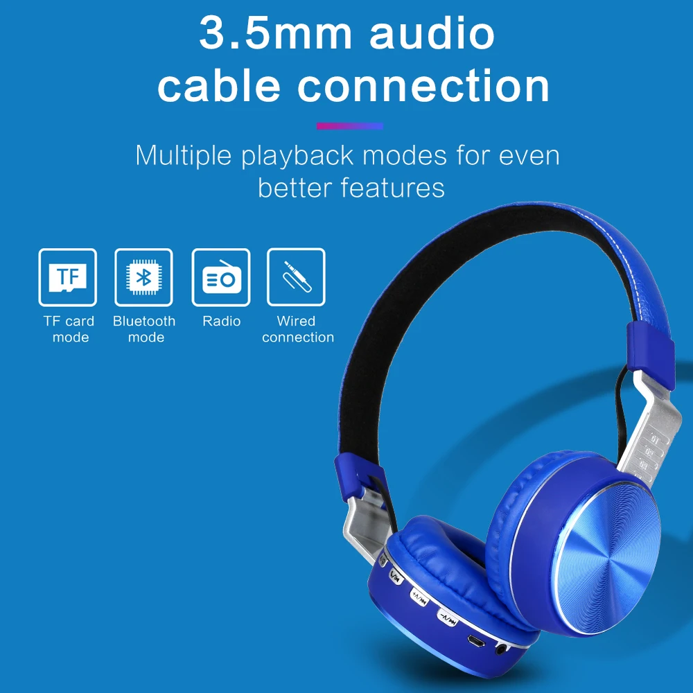 Беспроводные наушники Bluetooth 5,0, гарнитура, стерео, бас, музыкальные наушники с мягкими наушниками, с активным шумоподавлением