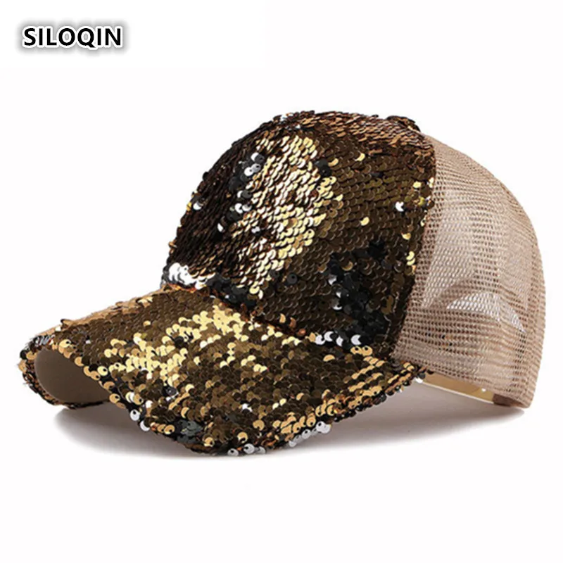 SILOQIN Женская бейсбольная кепка с хвостом новая трендовая бейсбольная бейсболка с колпаком Регулируемая летняя уличная дышащая козырька для отдыха