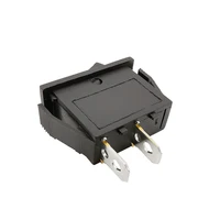 Ship Type Rocker Switch KCD3 30x13mm ON-OFF Rocker Switch 6A 250V 10A 125V AC Power Boat Rocker Switch Black New 4