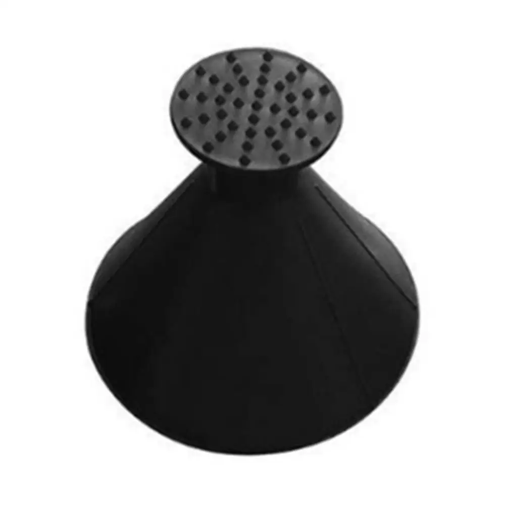 black Инструмент для очистки оконного стекла скребок наружная Воронка лобового стекла домашний снегоочиститель автомобильный инструмент конусовидный скребок для льда - Цвет: black