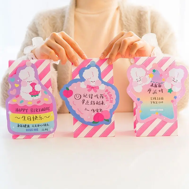 30pcs Student Post Sticker 10 Design Home Sticky Funny Note Sticker Girls Cute Preppy Pink Note Paper Luggage Tags Stationery Travel Accessories Aliexpress