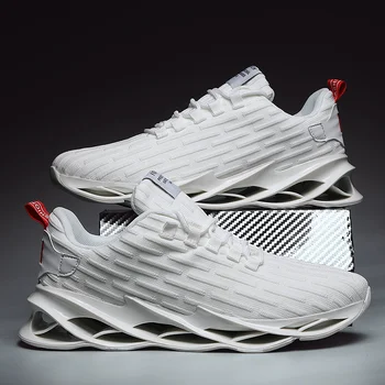 

New Trend Blade Shoes Men Casual Breathable Sneakers Men Flayknit Trainers Shoes Male Hombre Cushioning Tenis Masculino Footwear