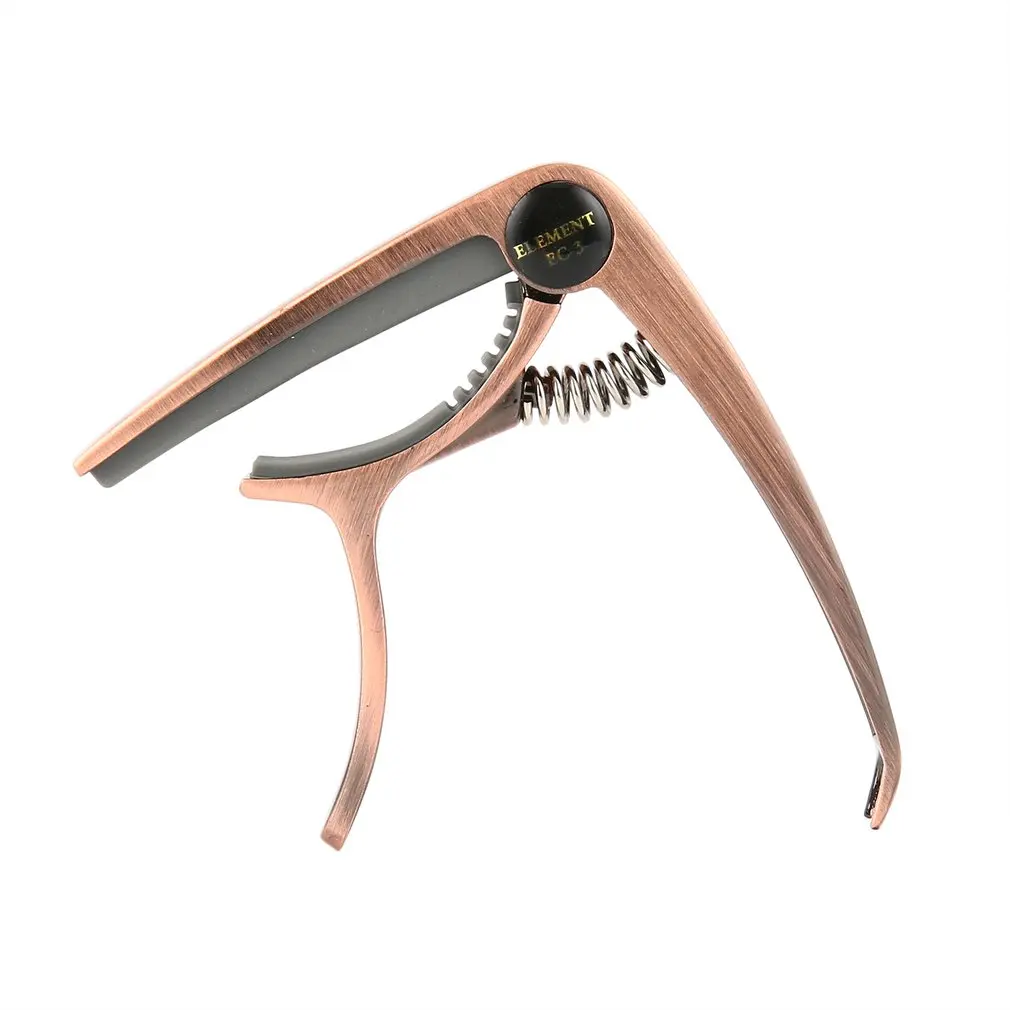EC-3 copper Гитара Capo легкая Гитара Capo Народная акустическая электрическая гитарный каподастр для гитары аксессуары для гитары ra бытовая техника par - Цвет: EC-3 copper